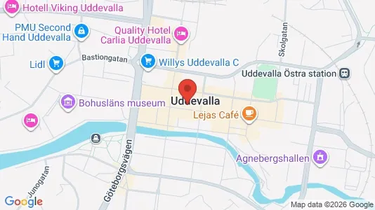 Affärslokaler att hyra i Uddevalla - Bild från Google Street View