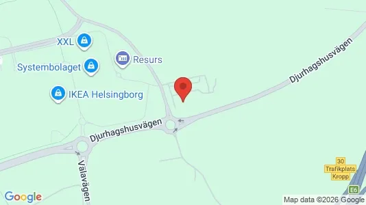 Lagerlokaler att hyra i Helsingborg - Bild från Google Street View