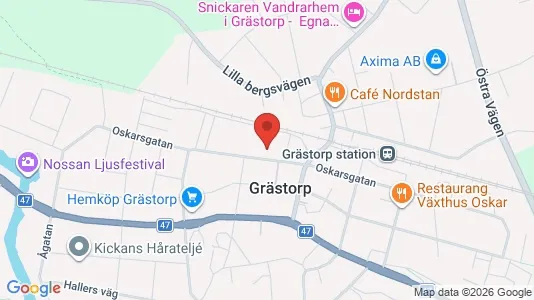 Lagerlokaler att hyra i Grästorp - Bild från Google Street View