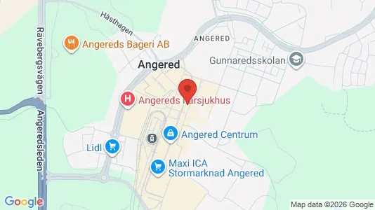 Kontorslokaler att hyra i Angered - Bild från Google Street View