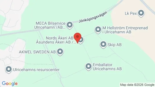 Affärslokaler att hyra i Ulricehamn - Bild från Google Street View