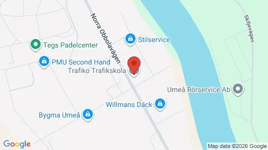 Affärslokaler att hyra i Umeå - Bild från Google Street View