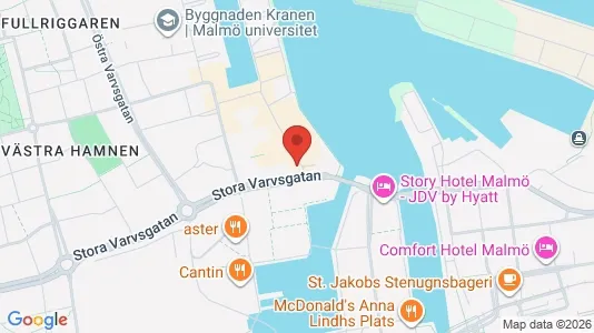 Kontorslokaler att hyra i Malmö Centrum - Bild från Google Street View