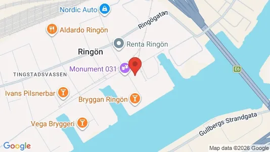 Lagerlokaler att hyra i Lundby - kort over placeringen