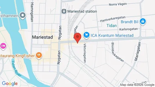 Kontorslokaler att hyra i Mariestad - Bild från Google Street View