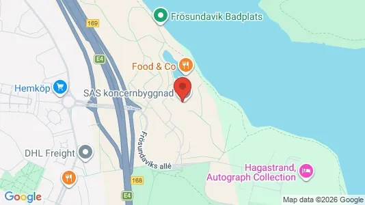 Kontorslokaler att hyra i Solna - kort over placeringen