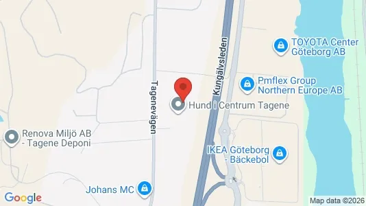 Industrilokaler att hyra i Göteborg Centrum - kort over placeringen
