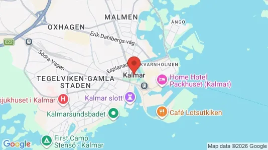 Butikslokaler att hyra i Kalmar - Bild från Google Street View