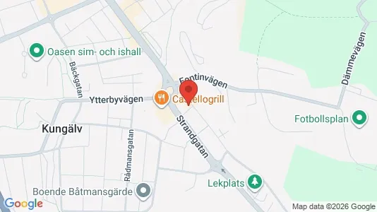 Kontorslokaler att hyra i Kungälv - Bild från Google Street View