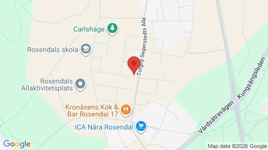 Affärslokaler att hyra i Varberg - Bild från Google Street View