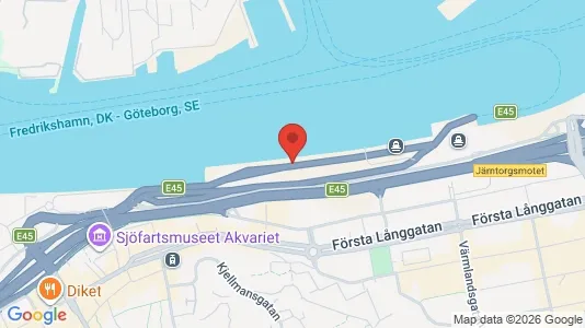 Kontorslokaler att hyra i Göteborg Centrum - kort over placeringen