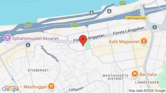 Kontorslokaler att hyra i Göteborg Centrum - kort over placeringen