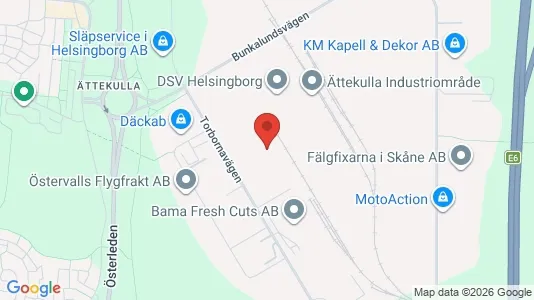 Lagerlokaler att hyra i Helsingborg - Bild från Google Street View