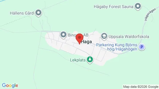 Butikslokaler att hyra i Uppsala - kort over placeringen