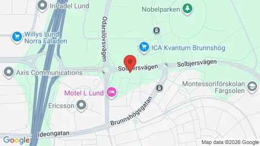 Kontorslokaler att hyra i Lund - Bild från Google Street View
