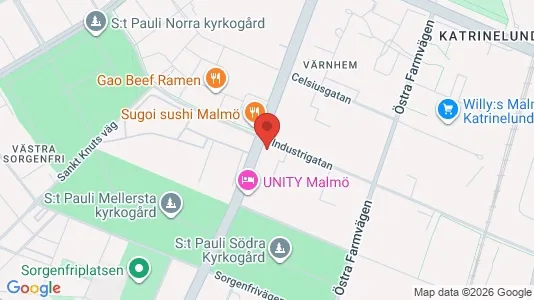 Affärslokaler att hyra i Malmö Centrum - Bild från Google Street View