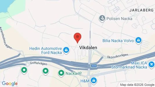 Affärslokaler att hyra i Nacka - Bild från Google Street View