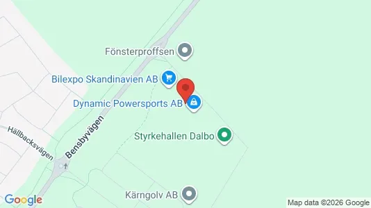 Industrilokaler att hyra i Luleå - kort over placeringen