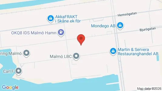 Lagerlokaler att hyra i Malmö Centrum - Bild från Google Street View