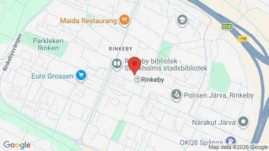 Kontorslokaler att hyra i Västerort - kort over placeringen