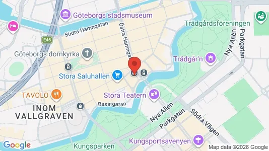 Kontorslokaler att hyra i Göteborg Centrum - kort over placeringen