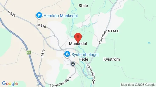 Kontorslokaler att hyra i Munkedal - Bild från Google Street View