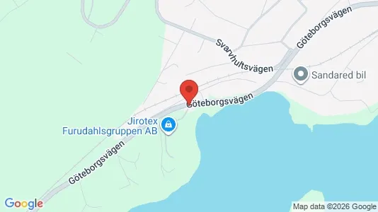 Coworking spaces att hyra i Borås - kort over placeringen