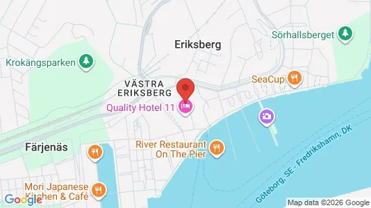 Kontorslokaler att hyra i Lundby - kort over placeringen