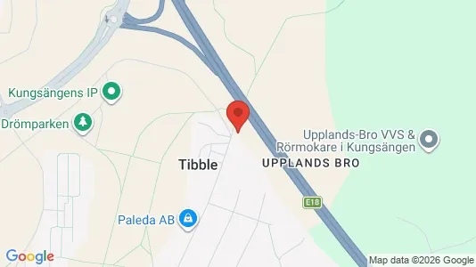 Affärslokaler att hyra i Upplands-Bro - kort over placeringen