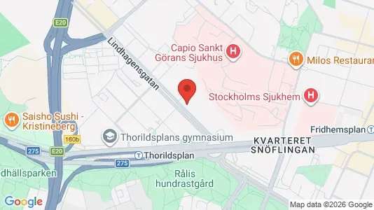 Kontorslokaler att hyra i Kungsholmen - kort over placeringen