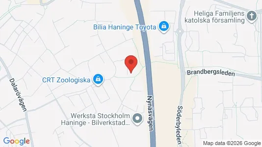 Affärslokaler att hyra i Haninge - Bild från Google Street View