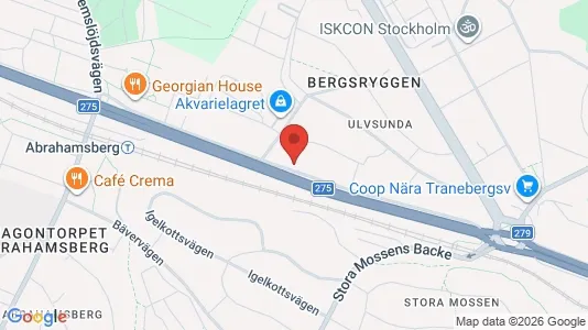 Affärslokaler att hyra i Västerort - kort over placeringen