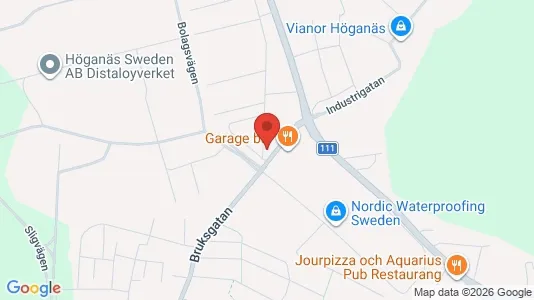 Affärslokaler till försäljning i Höganäs - kort over placeringen