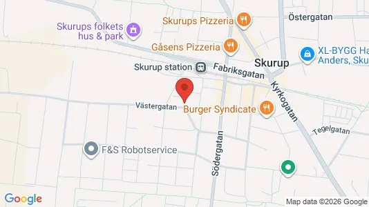 Affärslokaler till försäljning i Skurup - Bild från Google Street View