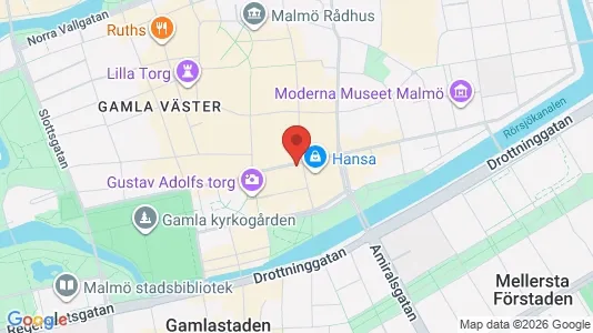 Kontorslokaler att hyra i Malmö Centrum - Bild från Google Street View