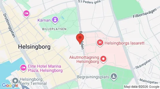 Kontorslokaler att hyra i Helsingborg - Bild från Google Street View