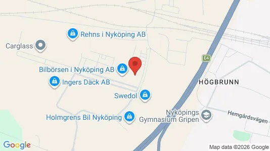 Industrilokaler att hyra i Nyköping - Bild från Google Street View