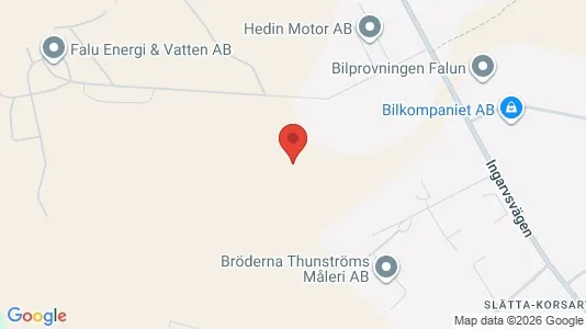 Industrilokaler att hyra i Falun - Bild från Google Street View