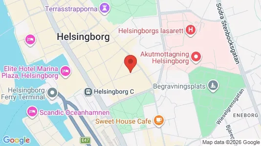 Kontorslokaler att hyra i Helsingborg - Bild från Google Street View