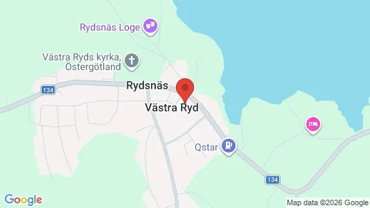 Affärslokaler till försäljning i Ydre - kort over placeringen