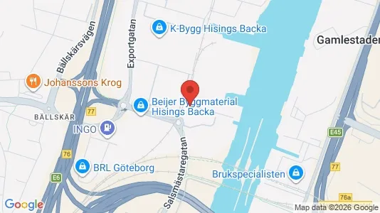 Lagerlokaler att hyra i Norra hisingen - Bild från Google Street View