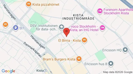 Kontorslokaler att hyra i Västerort - kort over placeringen