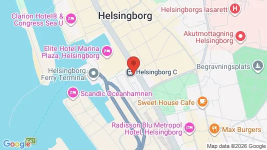 Kontorslokaler att hyra i Helsingborg - Bild från Google Street View
