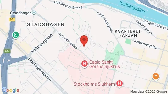 Affärslokaler att hyra i Kungsholmen - Bild från Google Street View