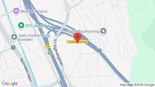 Kontorslokaler att hyra i Örgryte-Härlanda - kort over placeringen