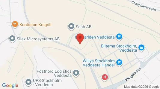 Industrilokaler att hyra i Järfälla - Bild från Google Street View