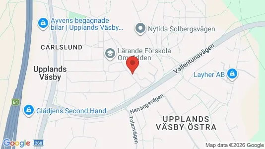 Kontorslokaler att hyra i Upplands Väsby - kort over placeringen