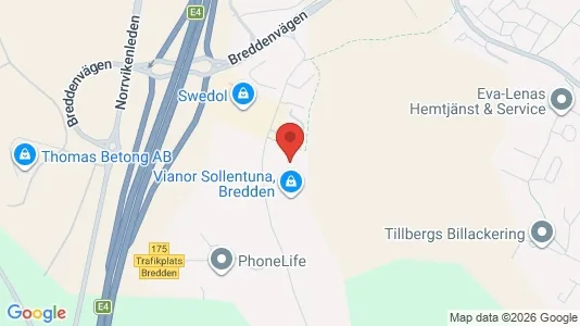 Industrilokaler att hyra i Sollentuna - Bild från Google Street View