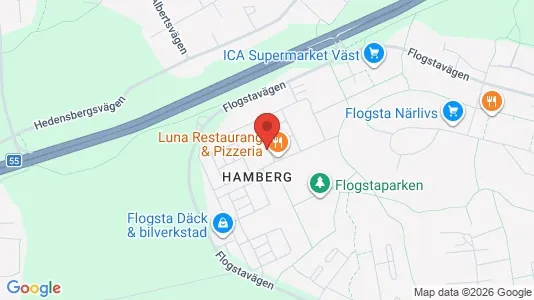 Lagerlokaler att hyra i Uppsala - kort over placeringen