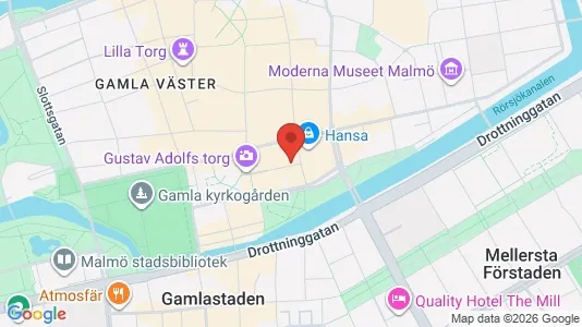 Kontorslokaler att hyra i Malmö Centrum - Bild från Google Street View